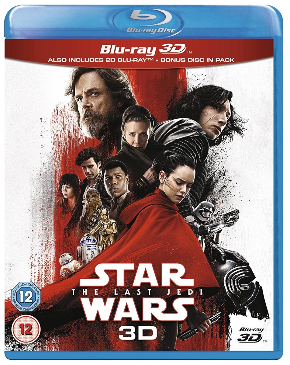 Star Wars: The Last Jedi 3D Blu-ray (Rental)