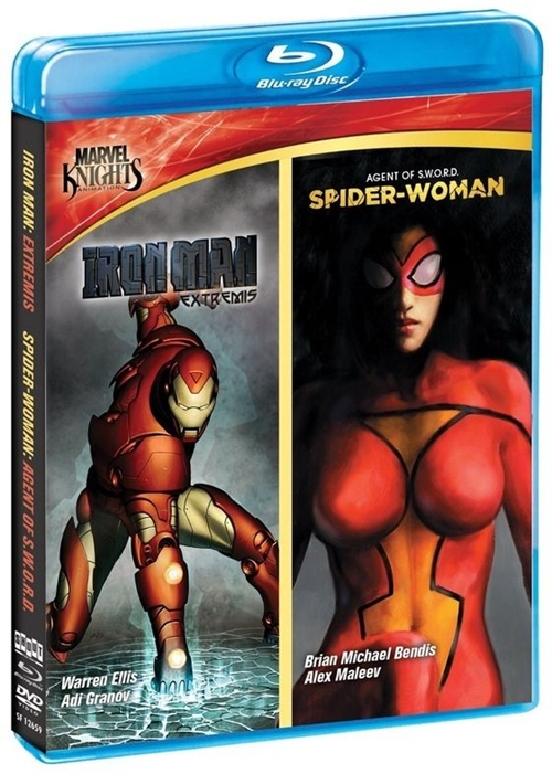 Iron Man: Extremis / Spider-Woman Blu-ray (Rental)