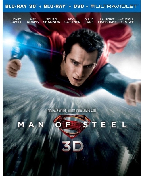 Man of Steel 3D Blu-ray (Rental)