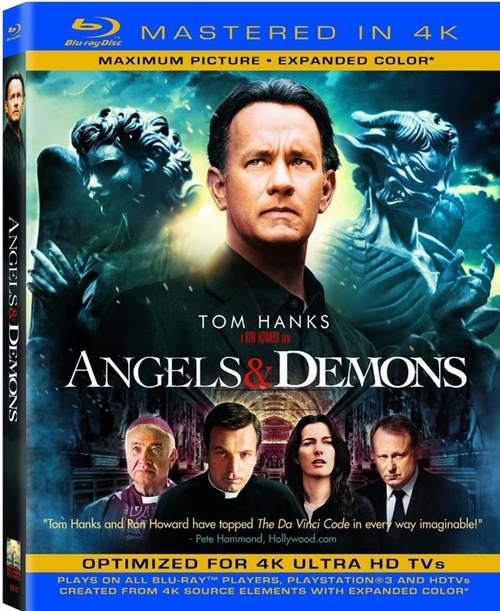 Angels & Demons Mastered in 4K Blu-ray (Rental)