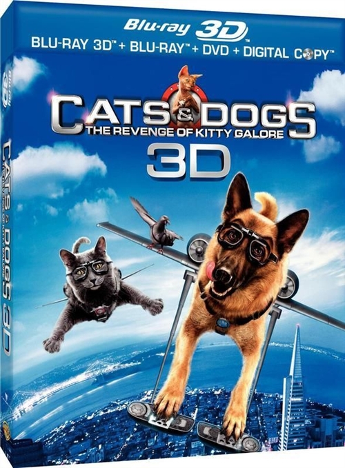 Cats & Dogs - The Revenge of Kitty Galore 3D Blu-ray (Rental)
