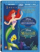 Little Mermaid II and Ariel's Beginning Blu-ray (Rental)