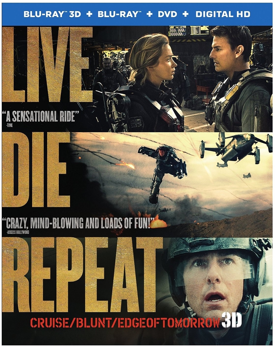 Live Die Repeat: Edge of Tomorrow 3D Blu-ray (Rental)