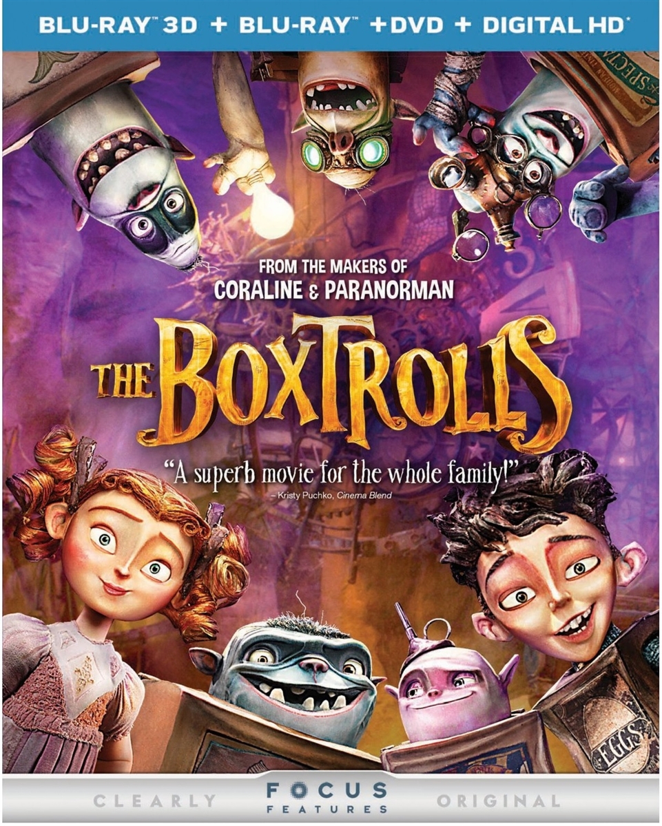 Boxtrolls 3D Blu-ray (Rental)