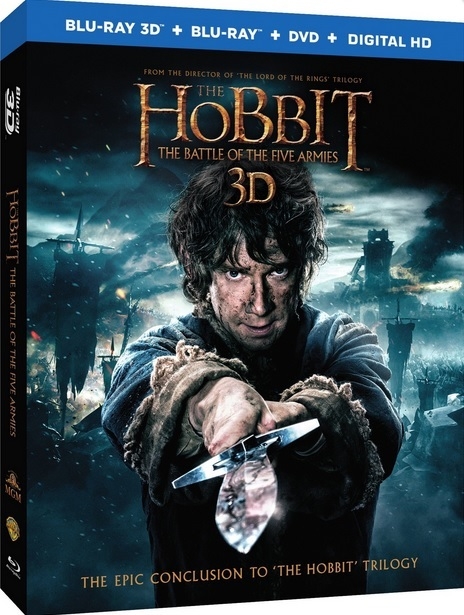 Hobbit: The Battle of the Five Armies 3D Blu-ray (Rental)