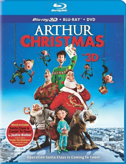 Arthur Christmas 3D Blu-ray (Rental)