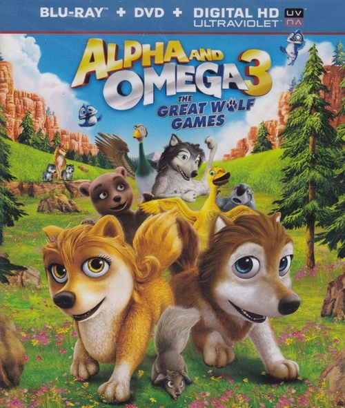 Alpha and Omega 3: The Great Wolf Games Blu-ray (Rental)