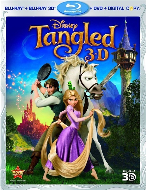 Tangled 3D Blu-ray (Rental)