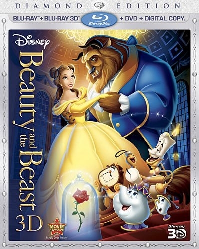 Beauty and the Beast 3D Blu-ray (Rental)