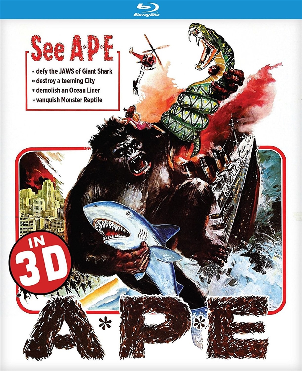 APE / The New King Kong 3D Blu-ray (Rental)