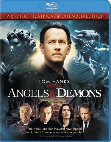 Angels & Demons Theatrical & Extended Edition 07/19 Blu-ray (Rental)