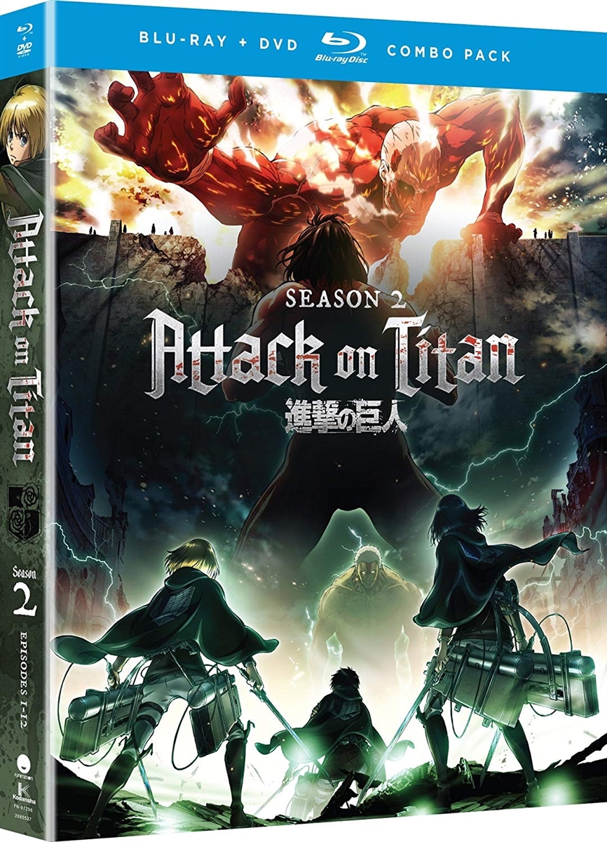 Attack on Titan: Season Two Blu-ray (Rental)