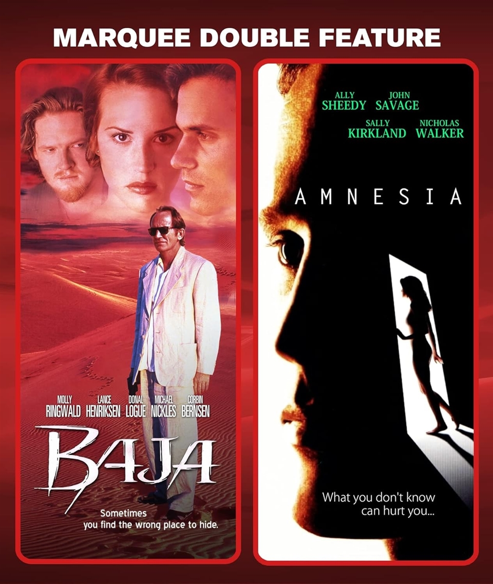 Baja and Amnesia Marquee Double Feature Blu-ray (Rental)