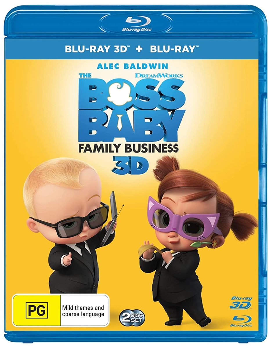 Boss Baby 2: Family Business 3D 07/22 Blu-ray (Rental)