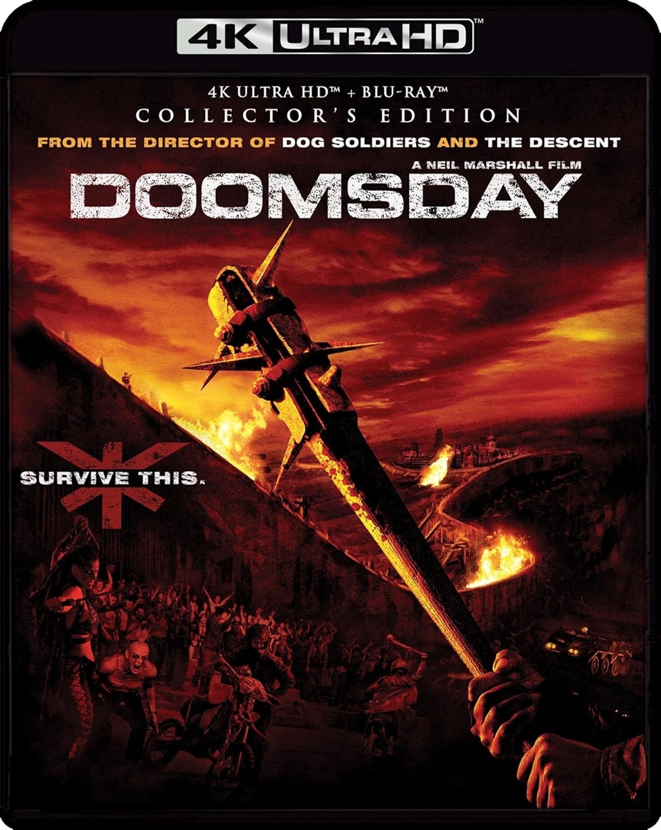 Doomsday - Collector's Edition 4K UHD 09/24 Blu-ray (Rental)
