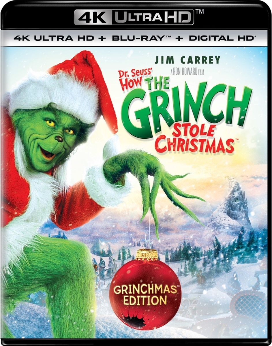Dr Seuss How the Grinch Stole Christmas 4K UHD Blu-ray (Rental)