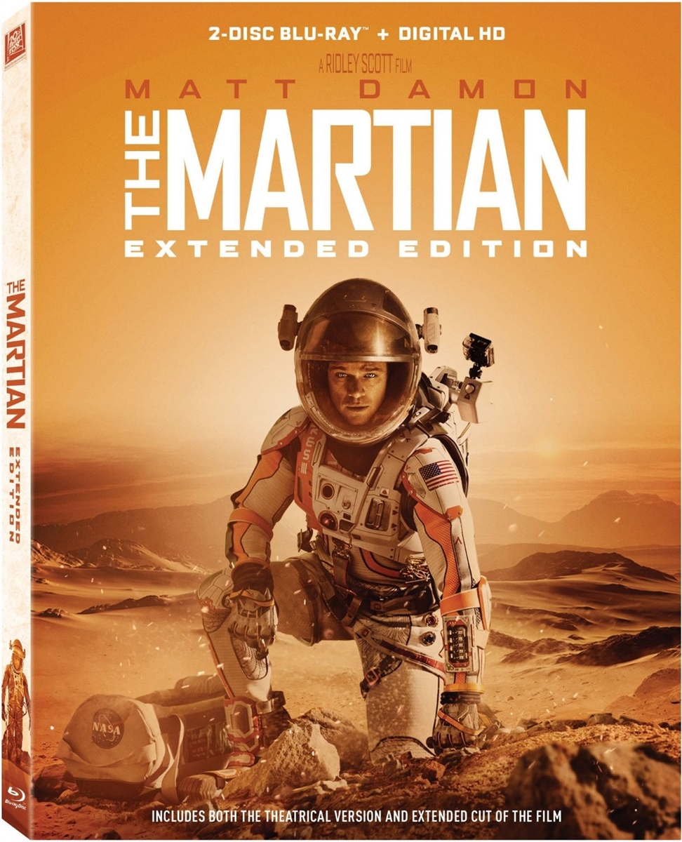 The Martian Extended Edition Blu-ray (Rental)