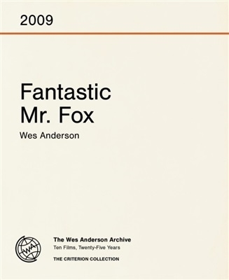 Fantastic Mr Fox (Criterion) 02/26 Blu-ray (Rental)