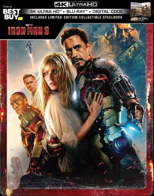 Iron Man 3 4K 07/19 (U.S. Release) Blu-ray (Rental)