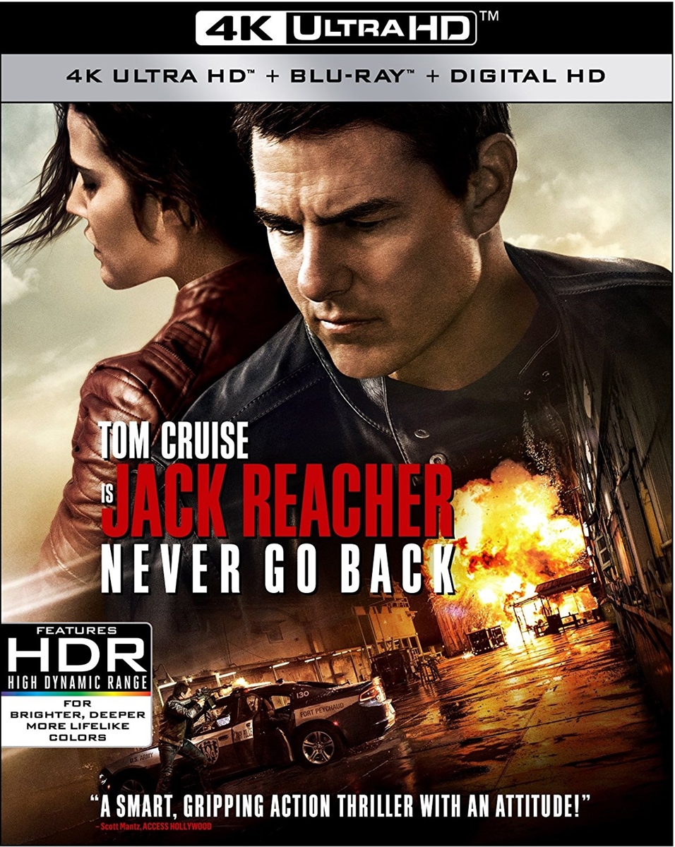 Jack Reacher: Never Go Back 4K UHD Blu-ray (Rental)