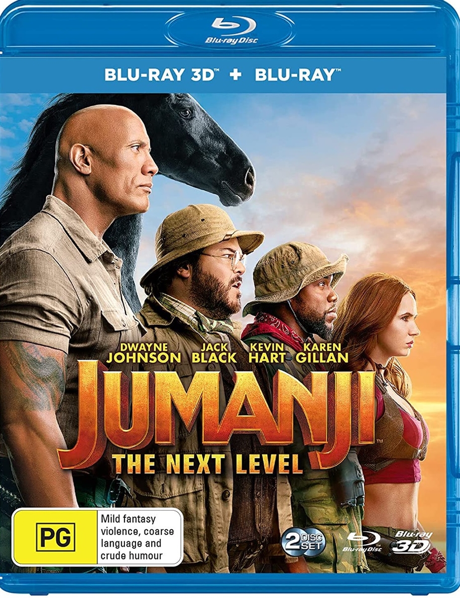 Jumanji: The Next Level 3D 08/21 Blu-ray (Rental)