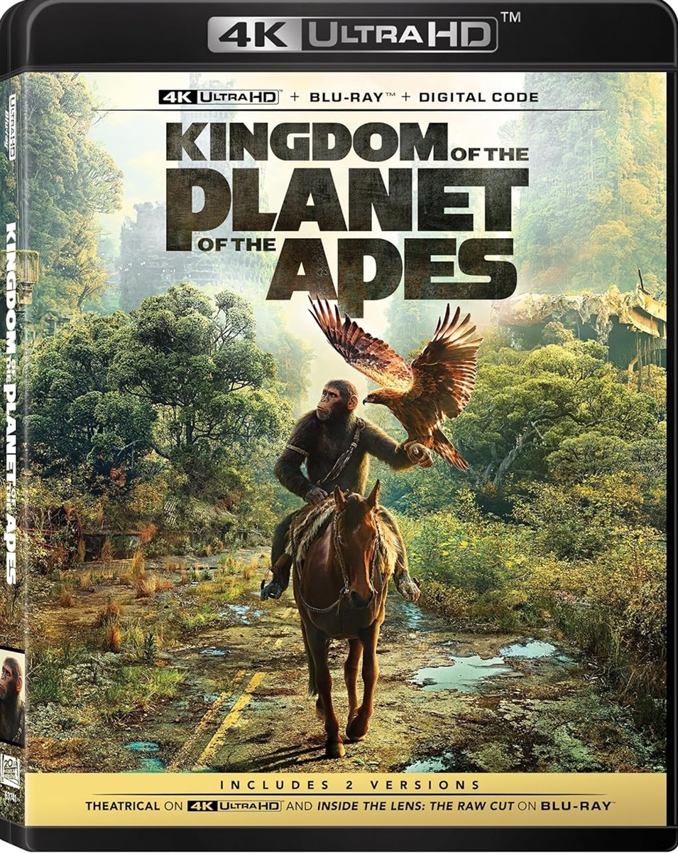 Kingdom Of The Planet Of The Apes 4K UHD 08/24 Blu-ray (Rental)
