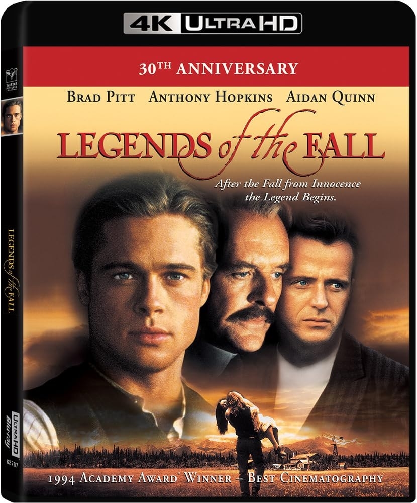 Legends of the Fall 4K UHD 11/24 Blu-ray (Rental)