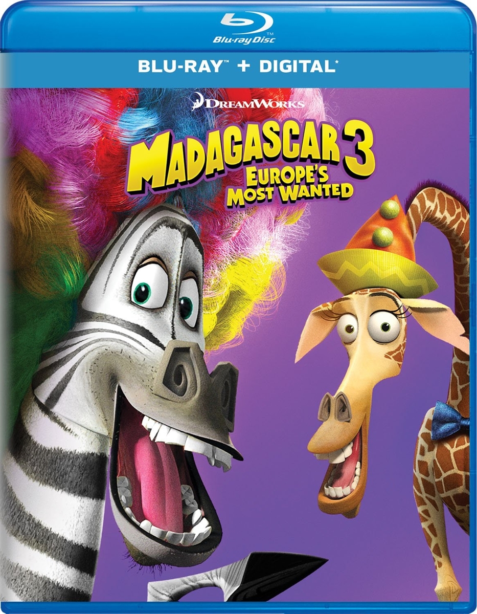 Madagascar 3: Europe's Most Wanted Blu-ray (Rental)