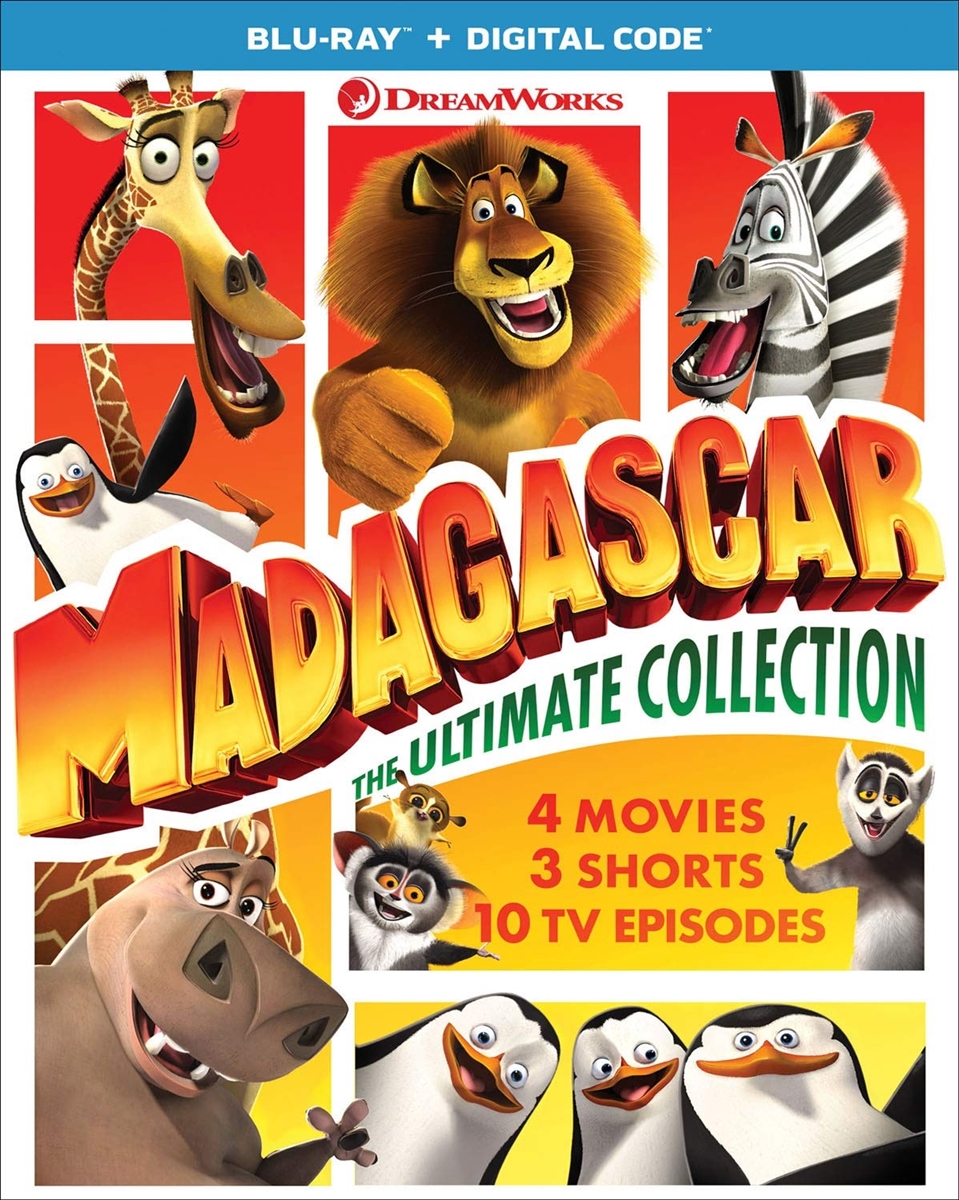Madagascar: Ultimate Collection 3 Shorts 10 TV Blu-ray (Rental)