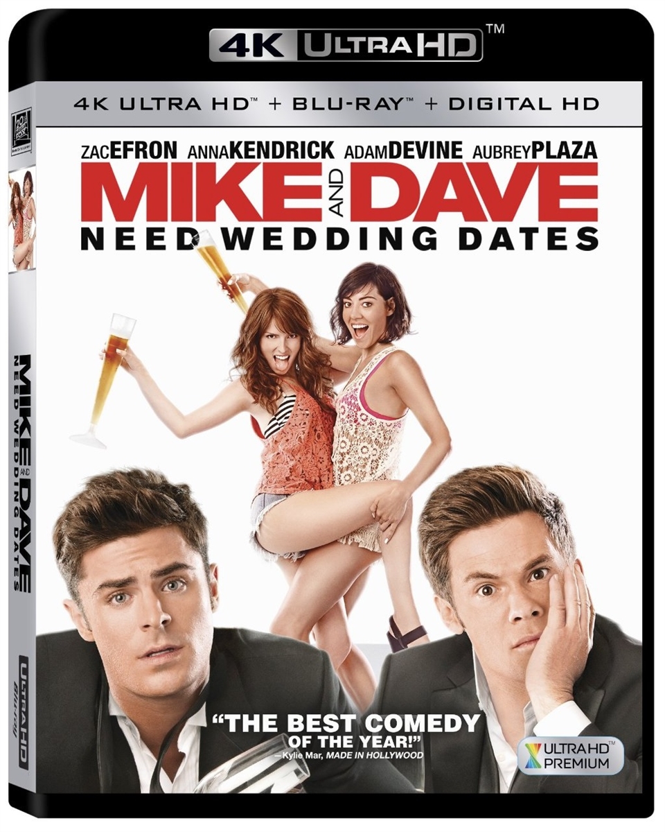 Mike and Dave Need Wedding Dates 4K UHD Blu-ray (Rental)