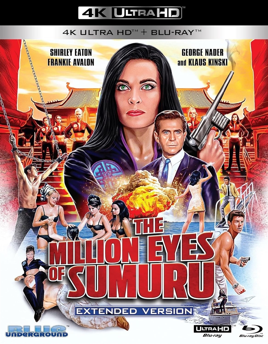Million Eyes of Sumuru 4K UHD 09/24 Blu-ray (Rental)