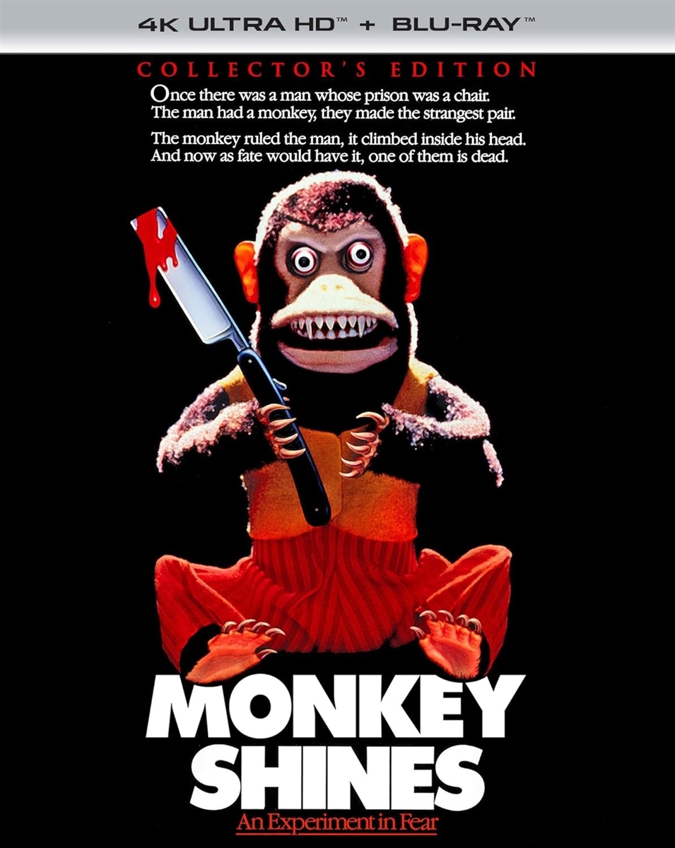 Monkey Shines 4K UHD 05/25 Blu-ray (Rental)