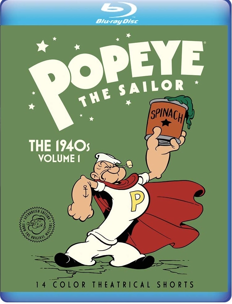 Popeye The Sailor: The 1940s Volume 1 Blu-ray (Rental)