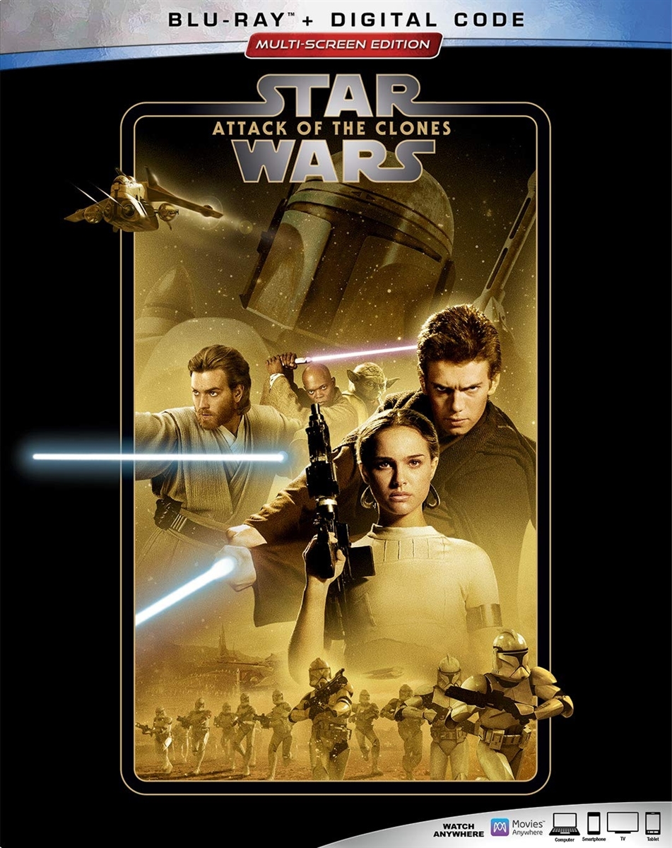 STAR WARS: ATTACK OF THE CLONES Special Features Blu-ray (Rental)
