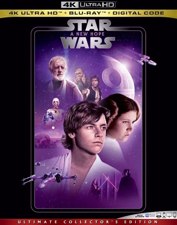 STAR WARS: A NEW HOPE 4K UHD 02/20 Blu-ray (Rental)