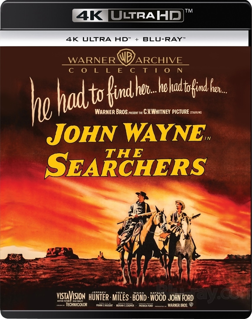 Searchers 4K UHD 11/24 Blu-ray (Rental)