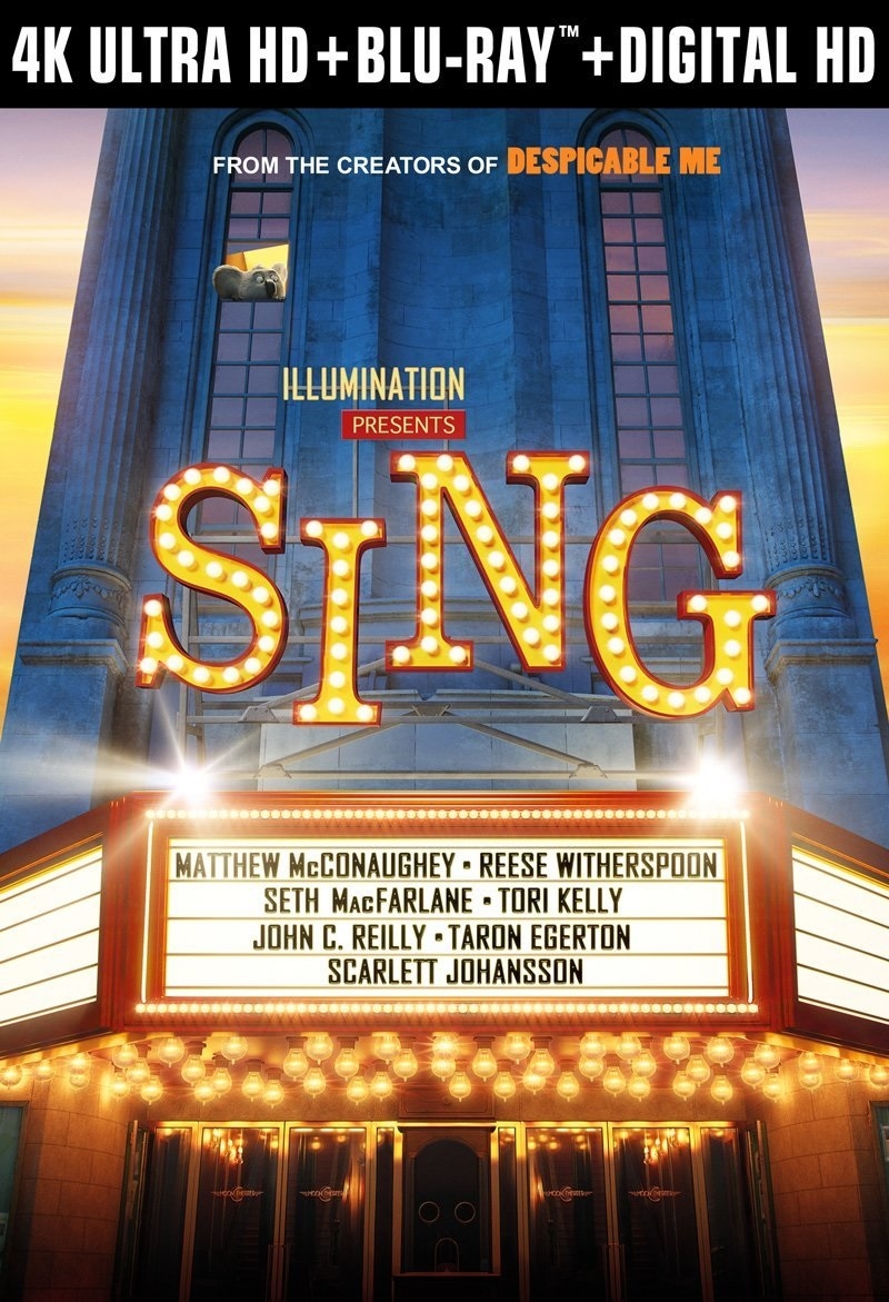 Sing 4K UHD Blu-ray (Rental)