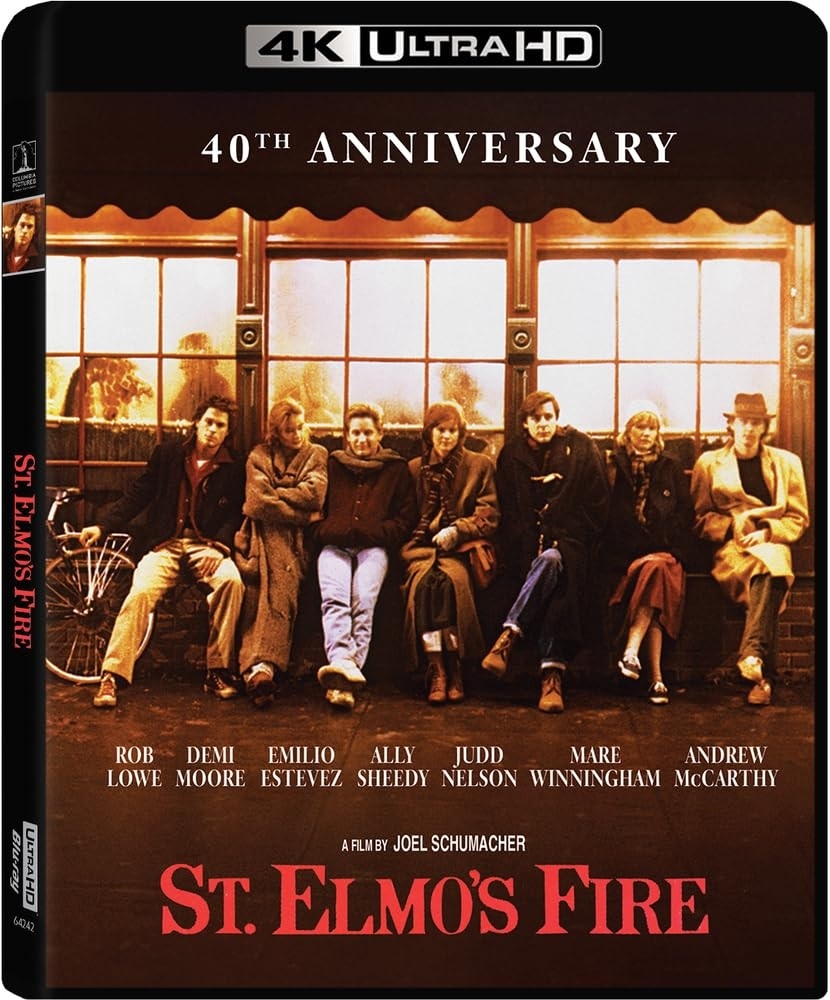 St. Elmo's Fire 4K UHD 06/25 Blu-ray (Rental)