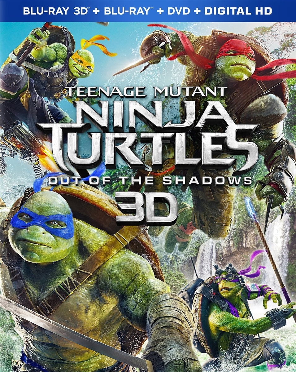 Teenage Mutant Ninja Turtles: Out of the Shadows 3D Blu-ray (Rental)