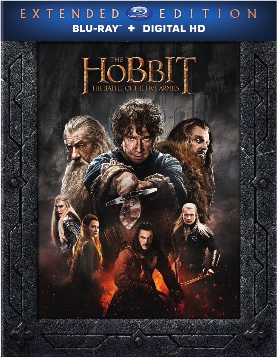 Hobbit: The Battle of the Five Armies Extended Blu-ray (Rental)