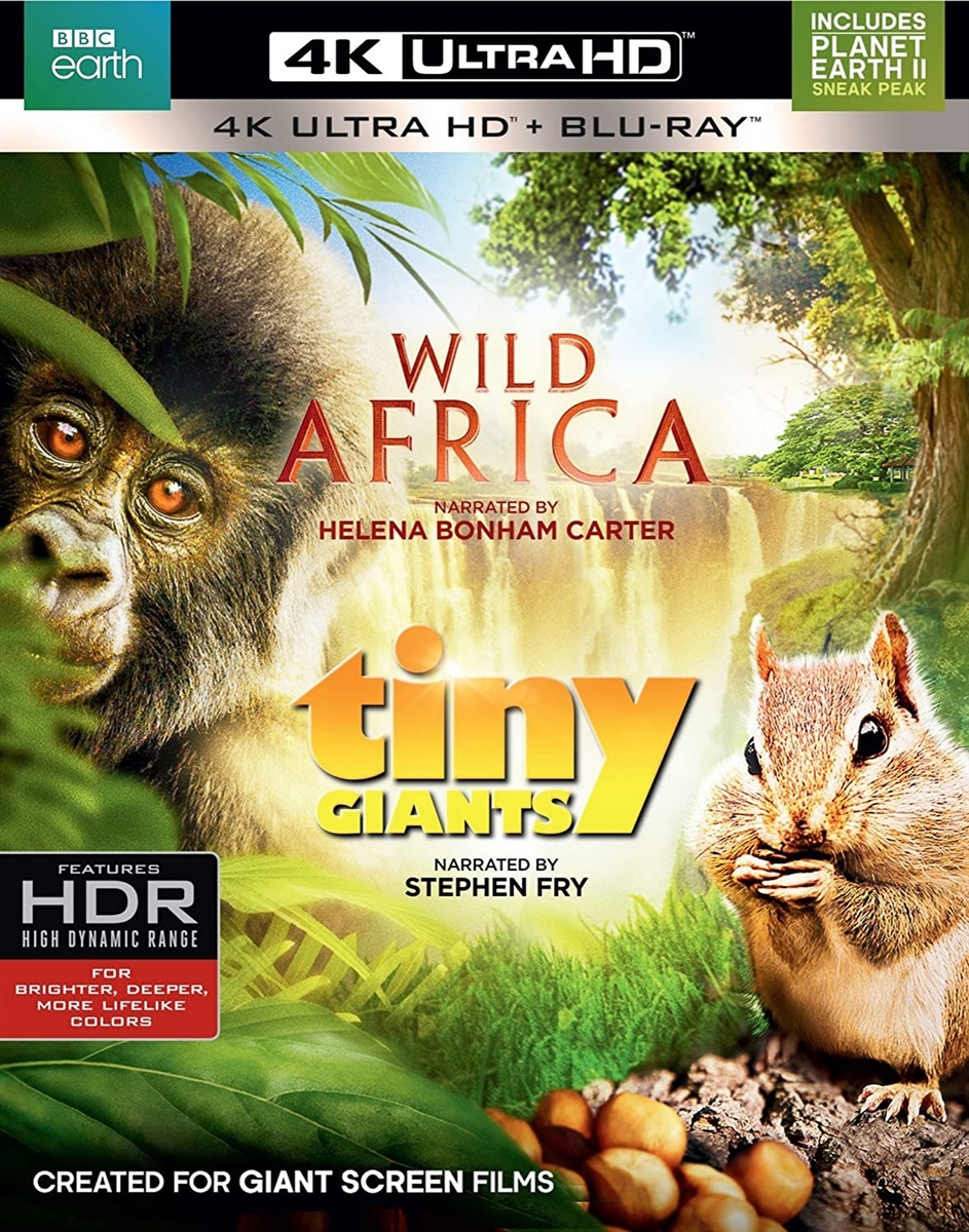 Wild Africa/Tiny Giants 4K UHD Blu-ray (Rental)