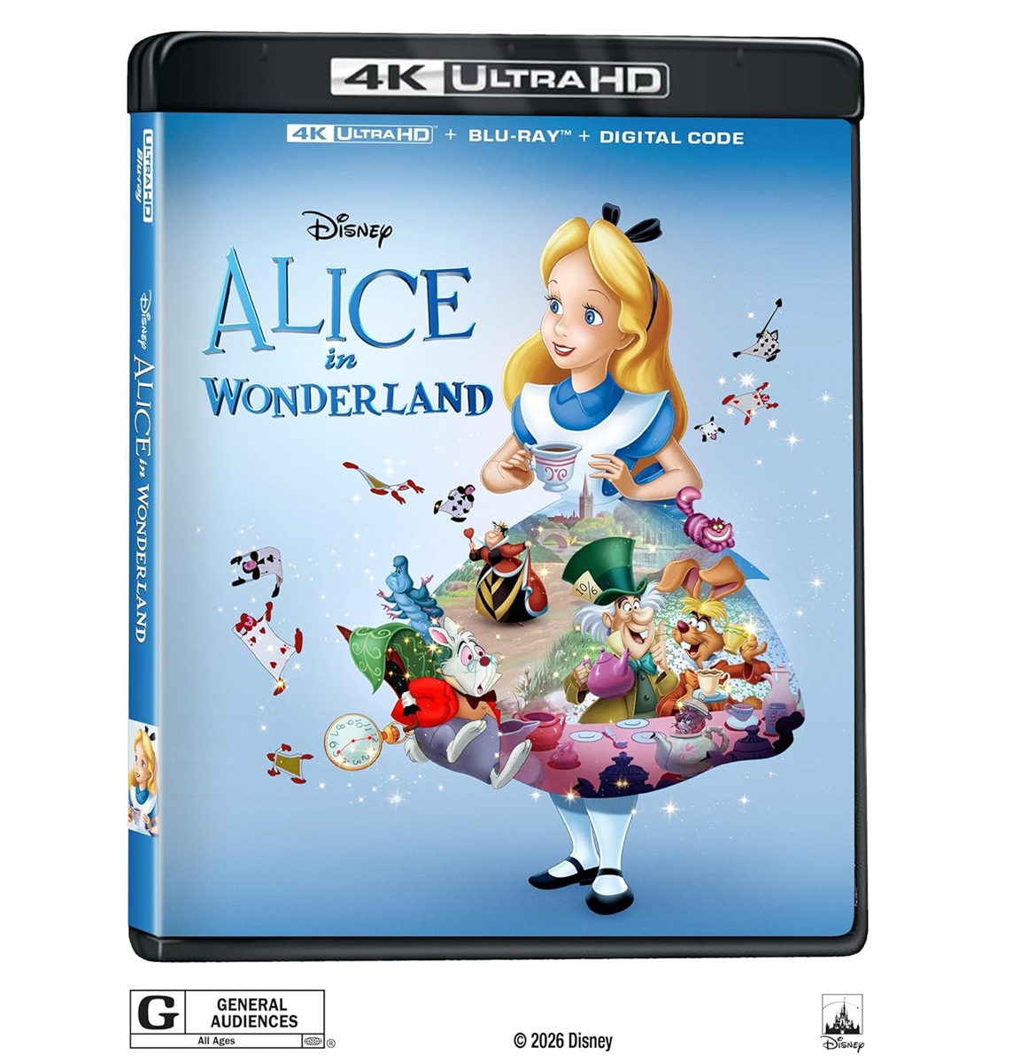 Alice In Wonderland (1951) 4K 04/26 Blu-ray (Rental)