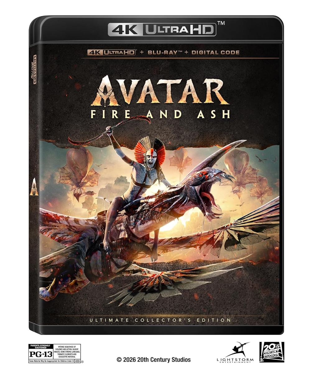 Avatar: Fire And Ash 4K 04/26 Blu-ray (Rental)