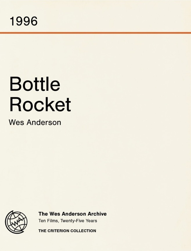Bottle Rocket (Criterion) 4K 02/26 Blu-ray (Rental)