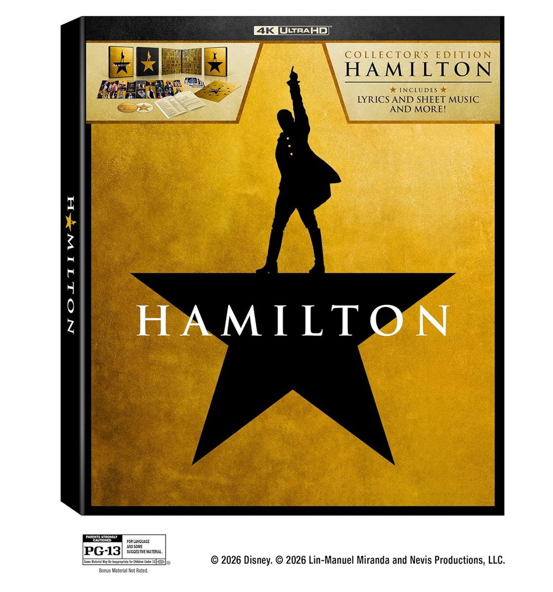 Hamilton Collector's Edition 4K Blu-ray (Rental)