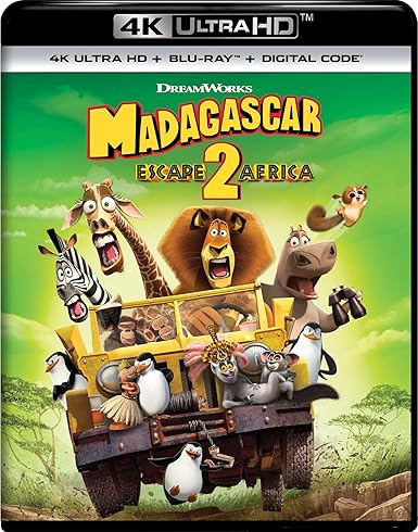 Madagascar: Escape 2 Africa 4K 06/26 Blu-ray (Rental)